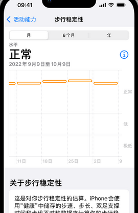 汉阴iPhone手机维修如何在iPhone开启'步行稳定性通知'